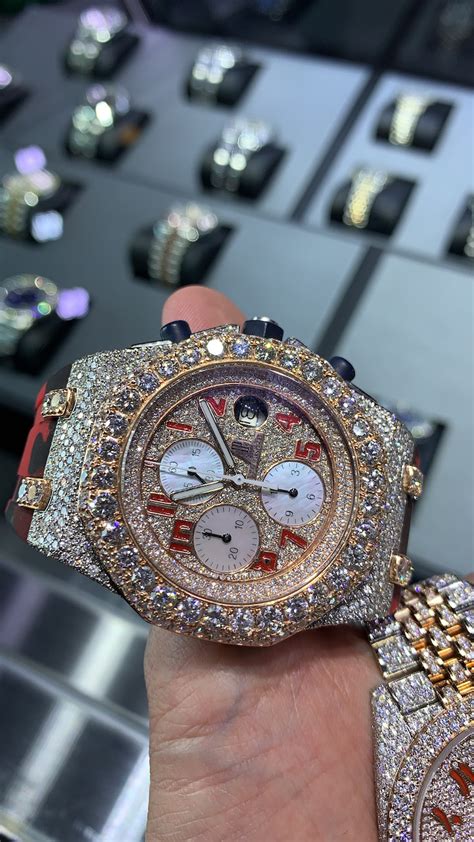 bust down watch replica|affordable iced out watches.